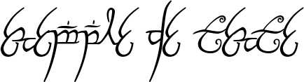 Image preview of font Elvish Ring NFI