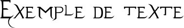 Image preview of font Evanescent