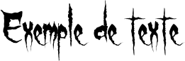 Image preview of font Gypsy Curse