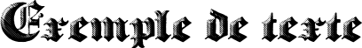 Image preview of font Heavy Gothik