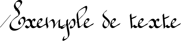 Image preview of font Jeannete