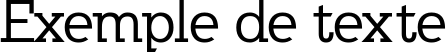 Image preview of font Klein Slabserif