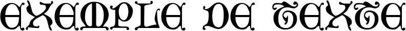 Image preview of font Mediaeval Caps