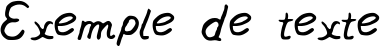 Image preview of font Nowherebound