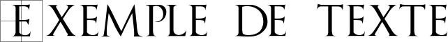 Image preview of font Trajanus Bricks