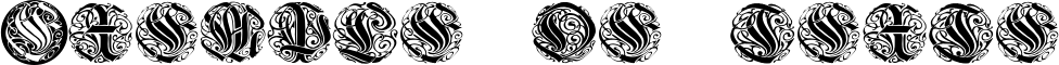 Image preview of font Wieynk Caps Round