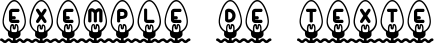 Image preview of font Xmas Lights