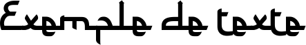 Image preview of font Abizhar