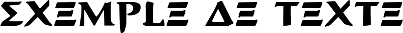 Image preview of font Aegis