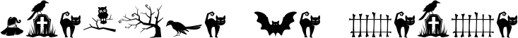 Image preview of font Alit Halloween