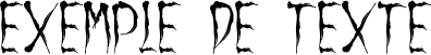 Image preview of font aracnoide