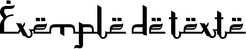 Image preview of font Asbatun