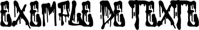 Image preview of font Bad Things