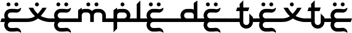 Image preview of font Bayram