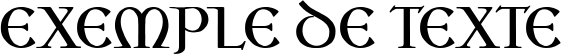 Image preview of font Bazzotte