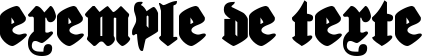 Image preview of font Bierg‰rten Expanded Italic