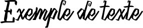 Image preview of font Blacky Sambat