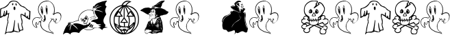 Image preview of font BOO