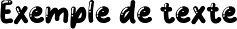 Image preview of font Bouncy Gum