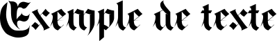 Image preview of font Bronzion Black