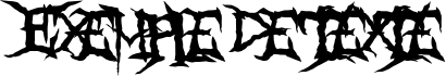 Image preview of font Brutal Tooth