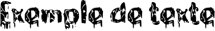 Image preview of font Caos Kecap