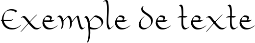 Image preview of font Cayed Demo Version