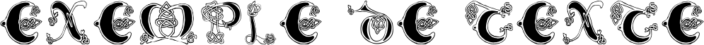 Image preview of font Celtic Knot