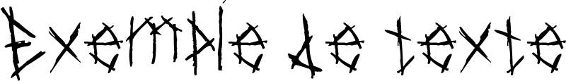 Image preview of font Chiken Skratch