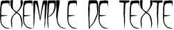 Image preview of font CROWN HORROR
