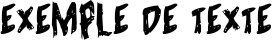 Image preview of font Cyrus the Virus Regular