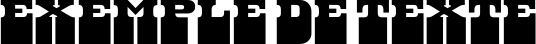 Image preview of font Danfo