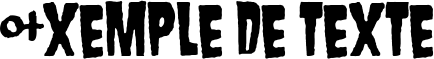 Image preview of font Danzig 4p