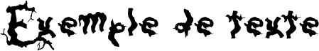 Image preview of font Darkwood Shadow