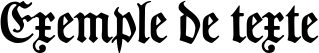 Image preview of font Des Malers Fraktur