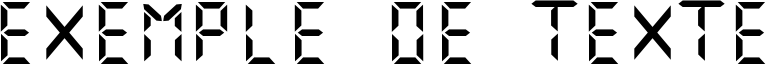 Image preview of font Digital Numbers