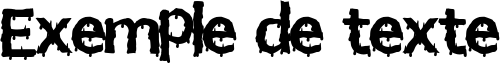 Image preview of font EuroHorror