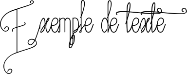 Image preview of font Fantasia Monoline