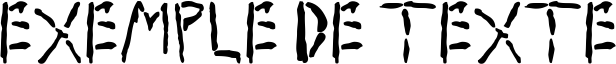 Image preview of font Fresh Blood