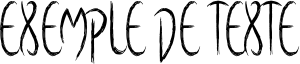Image preview of font From Nowhere