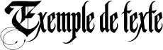 Image preview of font Germanika