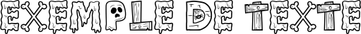 Image preview of font Ghostly Forest