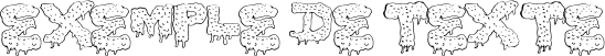 Image preview of font GunkyIck