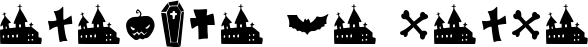 Image preview of font Halloween Clipart