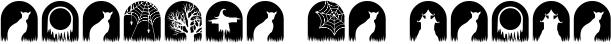 Image preview of font Halloween Vibes