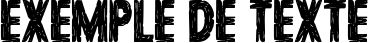 Image preview of font Hanging Tree Staggered Italic