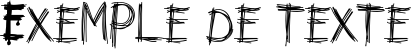 Image preview of font HORROR 666 Regular