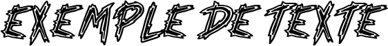 Image preview of font Horror Theater