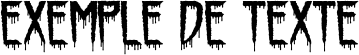 Image preview of font Horrormaster