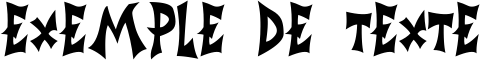 Image preview of font Horrorshow